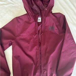 Burgundy Vans jacket